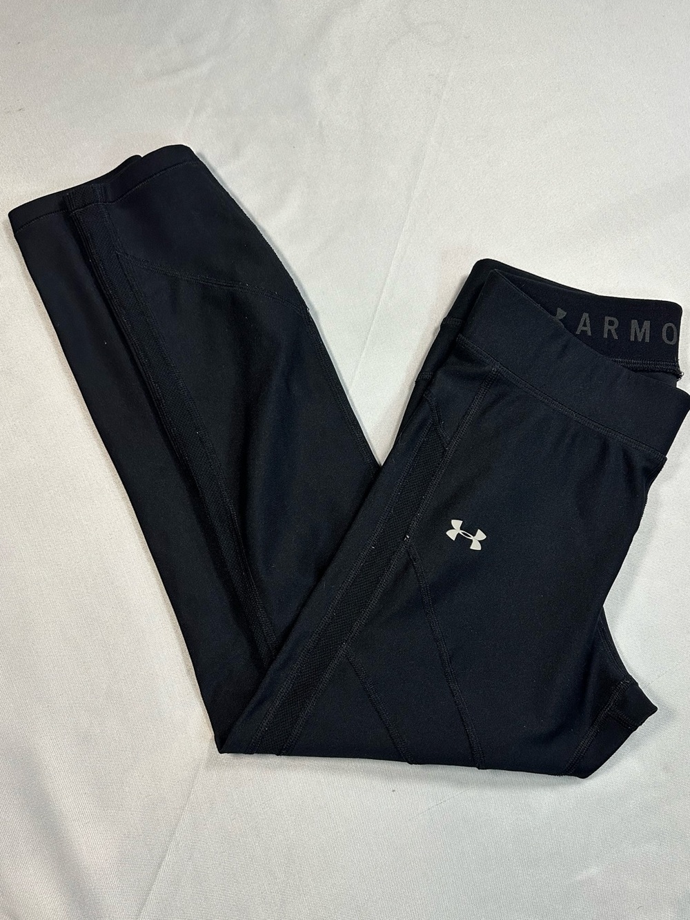 Under Armour Black High-Rise Logo Leggings